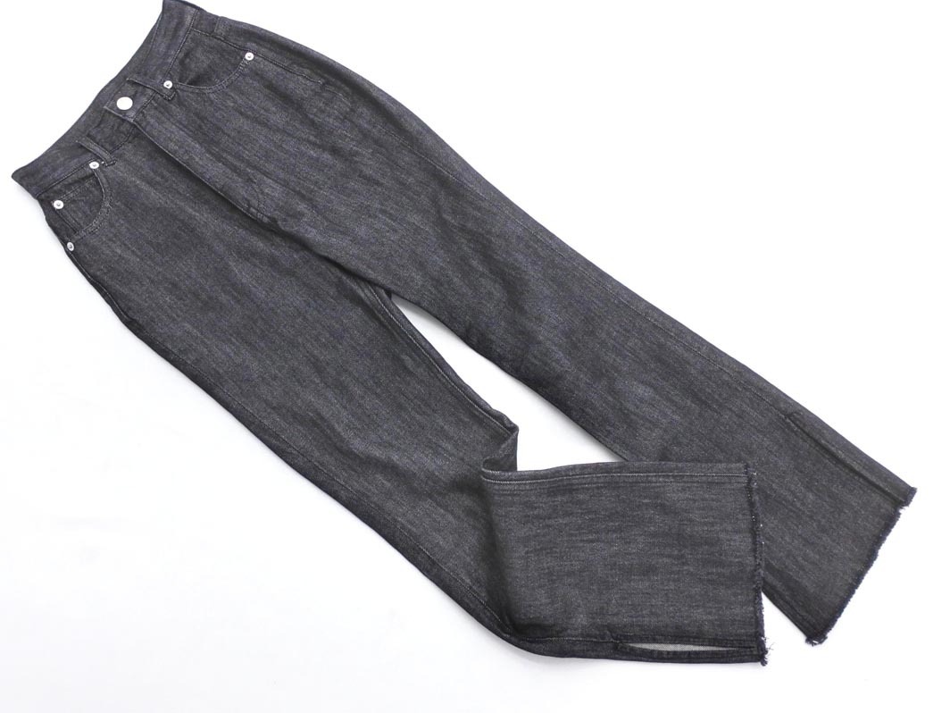 LOWRYS FARM ローリーズファーム デニムパンツ size縦M橫XS+/黒 ■■ ☆ ffa4 レディース