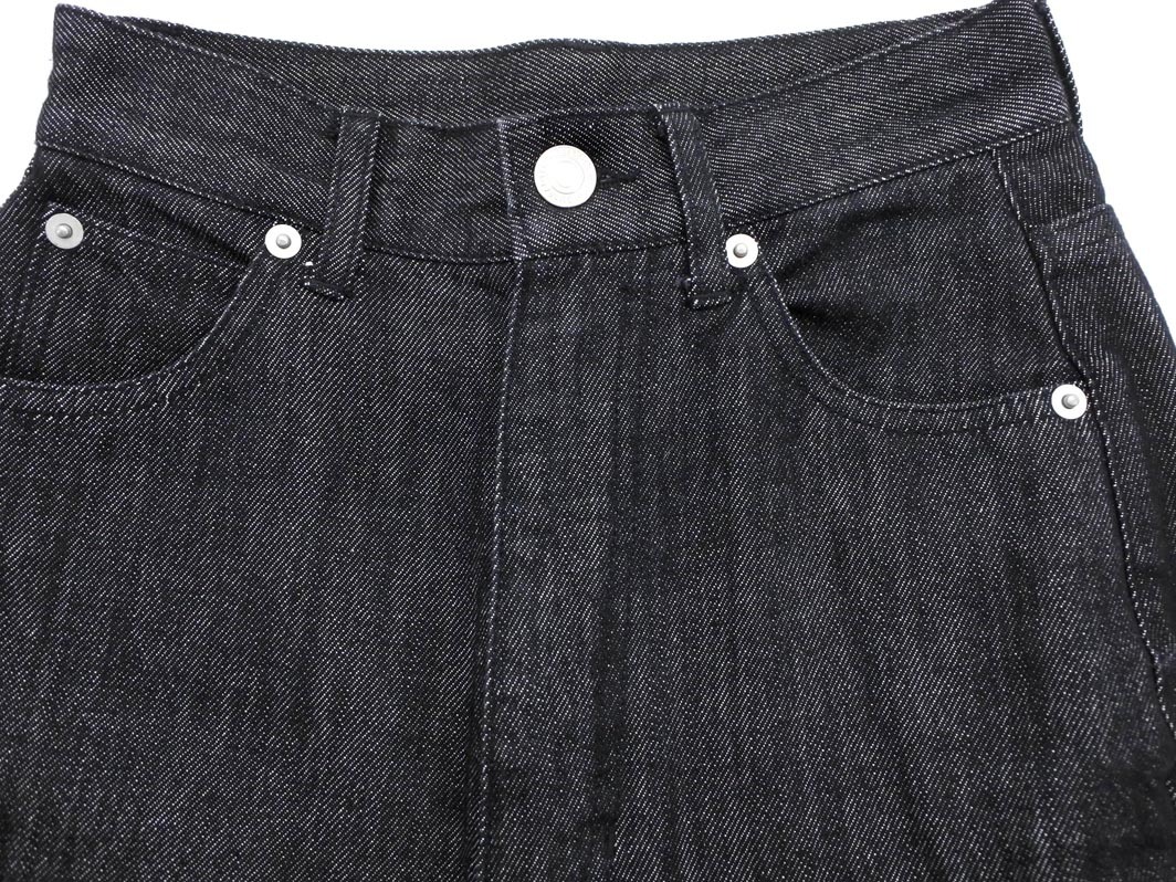LOWRYS FARM ローリーズファーム デニムパンツ size縦M橫XS+/黒 ■■ ☆ ffa4 レディース