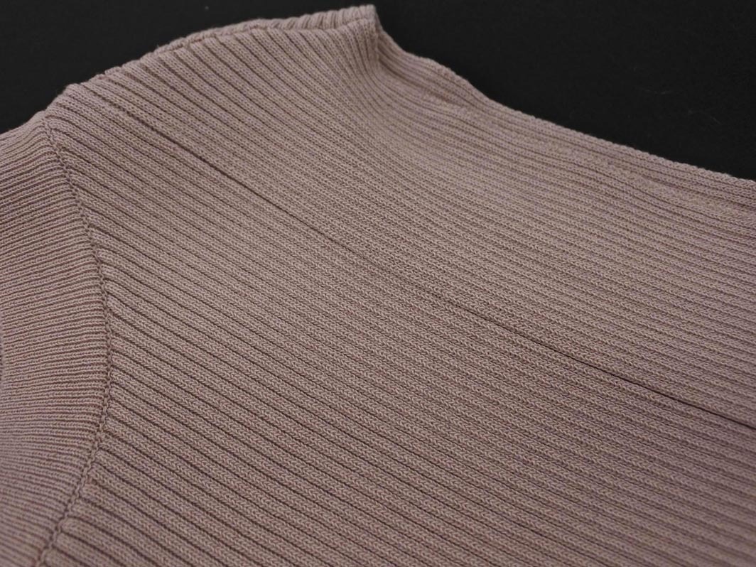 tocco closet トッコクローゼット レースアップ Aライン リブ ノースリーブ ニット セーター sizeM/ピンク ■◆ ☆ ffa6 レディース