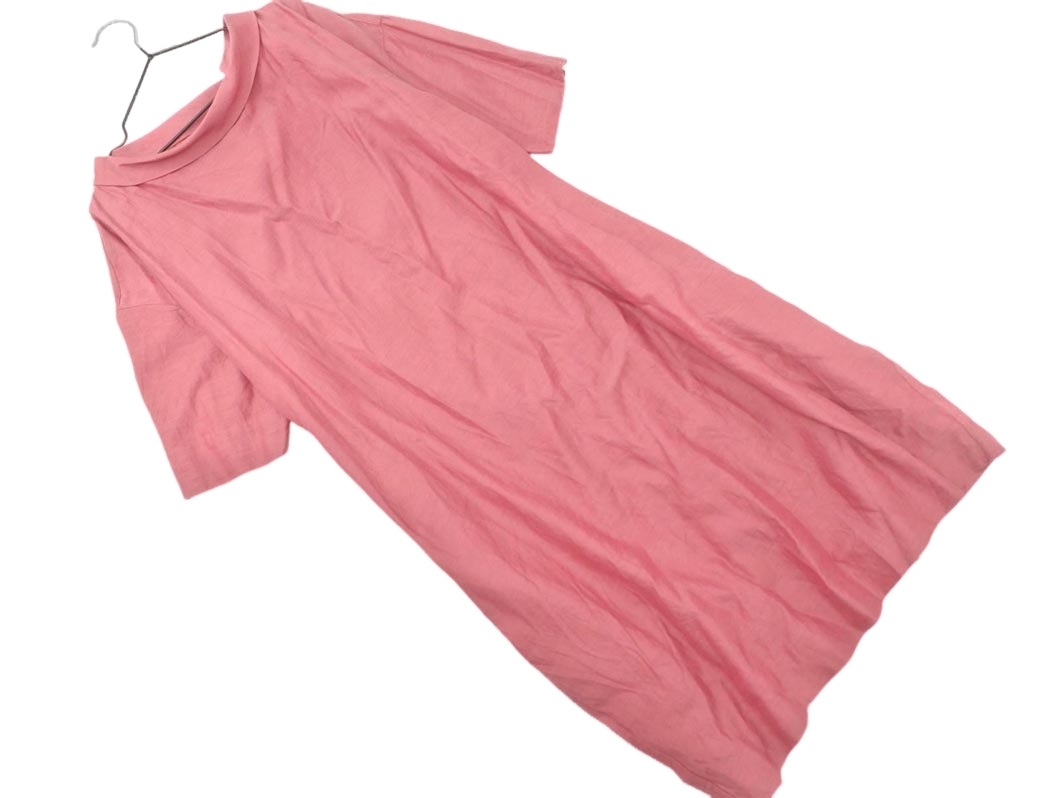 ネコポスOK COS コス Iライン ワンピース size40/赤 ■◆ ☆ ffa6 レディース