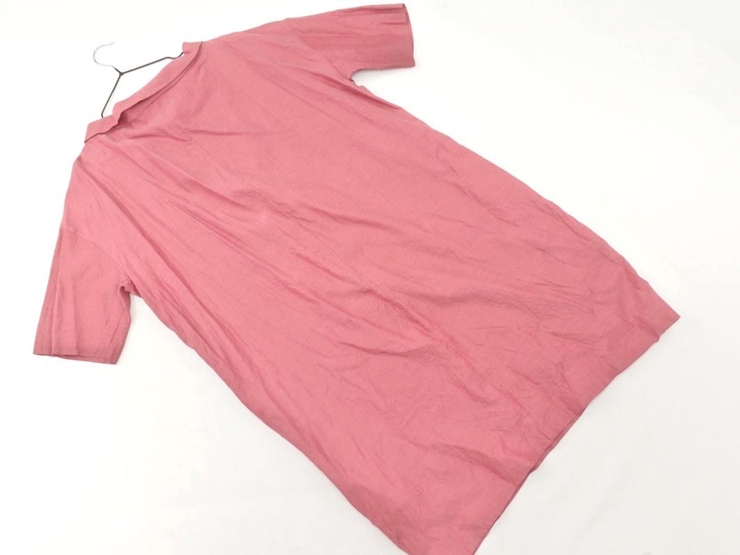 ネコポスOK COS コス Iライン ワンピース size40/赤 ■◆ ☆ ffa6 レディース