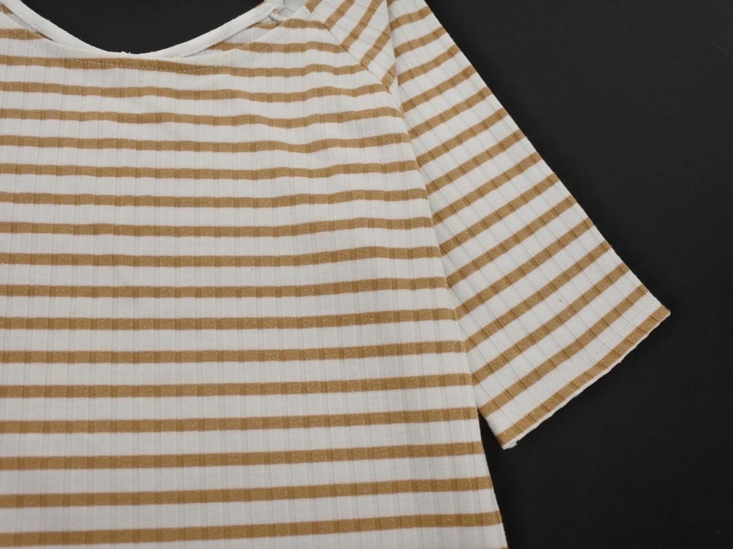  кошка pohs OK FREE*S MART свободный z mart окантовка ребра cut and sewn sizeFR/ белый x бежевый #* * ffa6 женский 