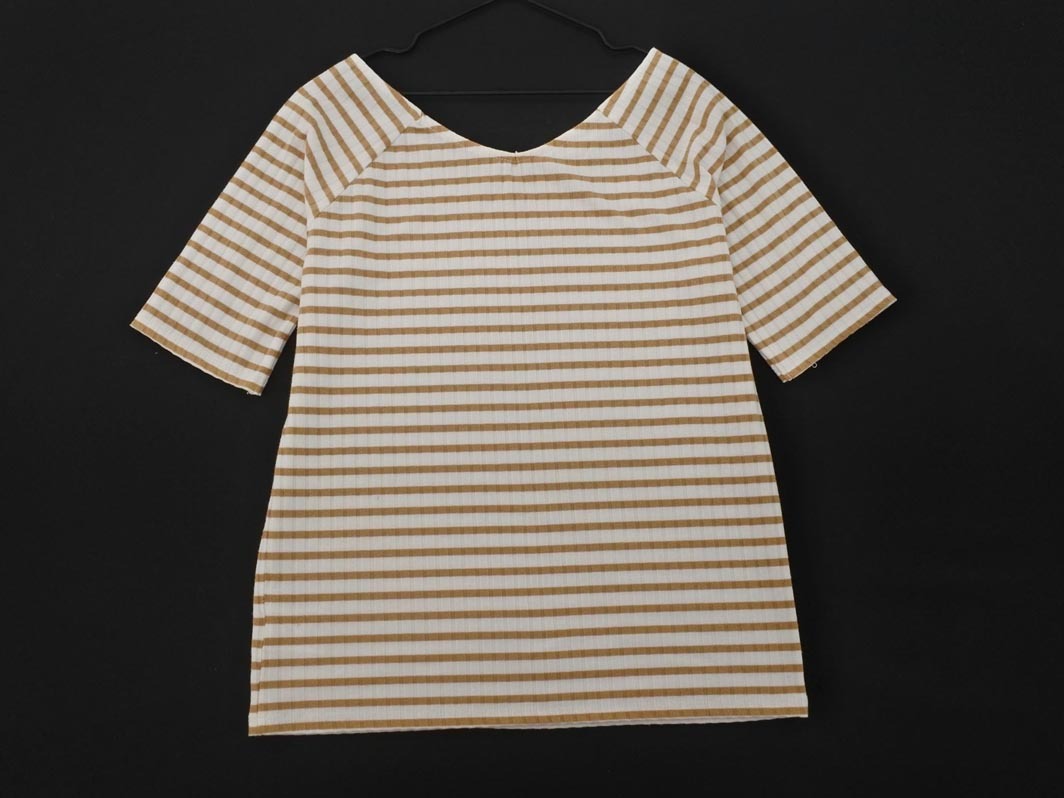  кошка pohs OK FREE*S MART свободный z mart окантовка ребра cut and sewn sizeFR/ белый x бежевый #* * ffa6 женский 