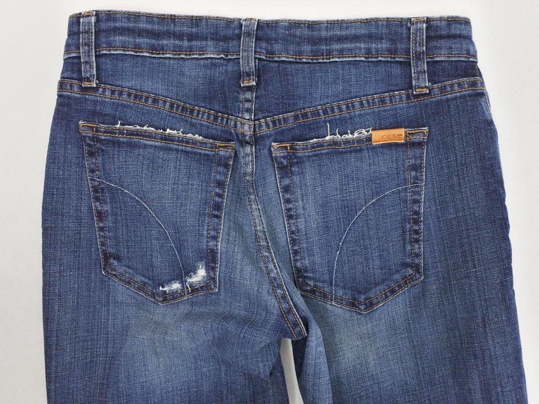JOE’S ジョーズ クラッシュ加工 スキニー デニムパンツ size24/濃紺 ■■ ☆ ffa6 メンズ