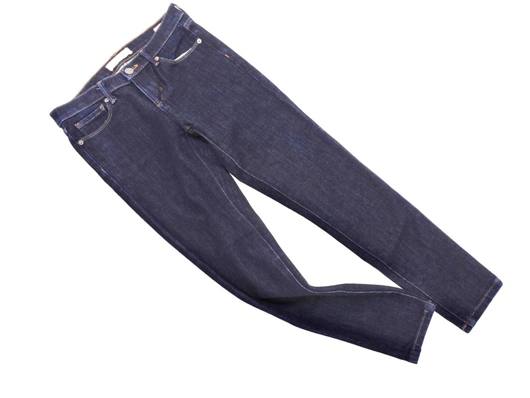 BANANA REPUBLIC バナナリパブリック スキニー アンクル デニムパンツ size25/紺 ■■ ☆ ffa6 レディース