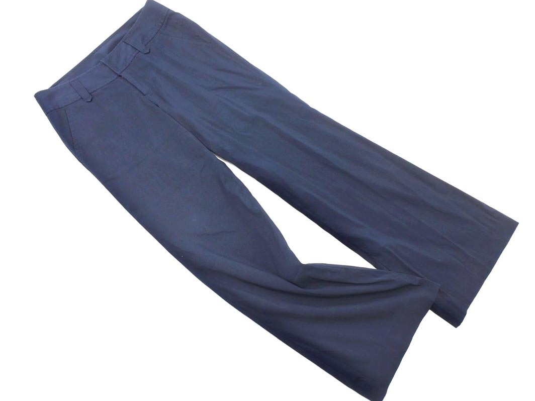 COMME CA DU MODE コム サ デ モード ブーツカット パンツ size5/紺 ■■ ☆ ffa6 レディース