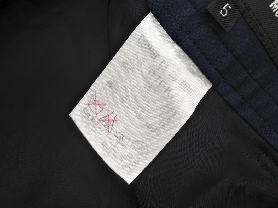 COMME CA DU MODE コム サ デ モード ブーツカット パンツ size5/紺 ■■ ☆ ffa6 レディース