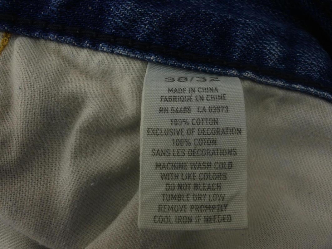 AMERICAN EAGLE アメリカンイーグル USED加工 ブーツカット デニムパンツ size38/紺 ■■ ☆ ffa6 メンズ
