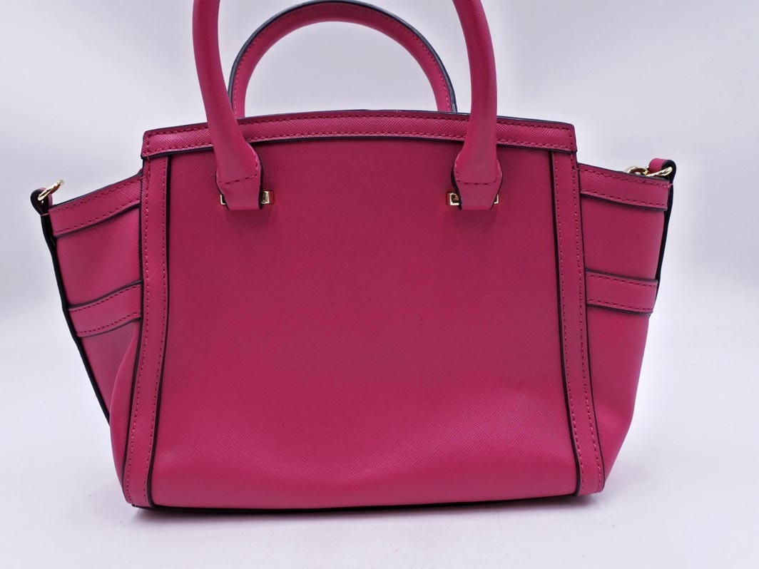 chouette アンドシュエット フェイクレザー 2WAY ハンド バッグ ピンク ■■ ☆ ffa6 レディース