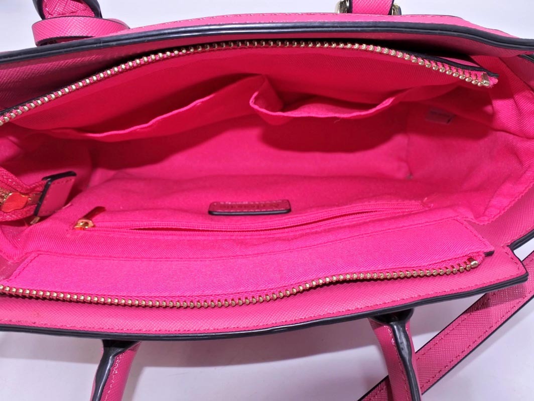 chouette アンドシュエット フェイクレザー 2WAY ハンド バッグ ピンク ■■ ☆ ffa6 レディース