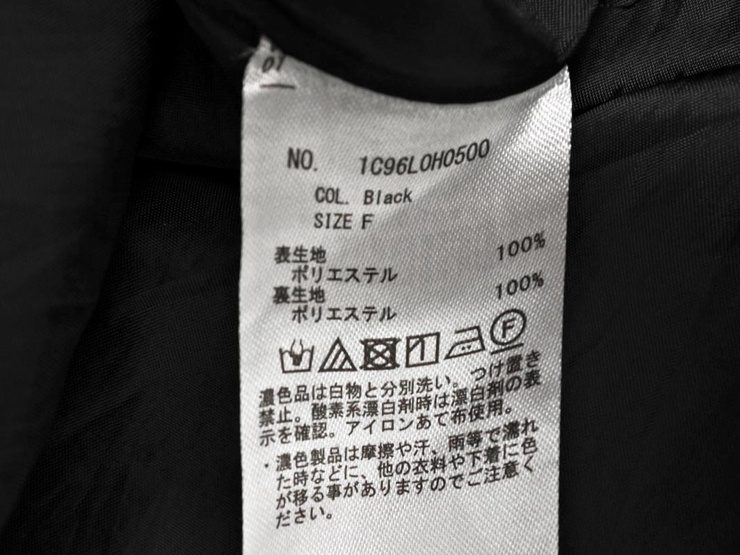 earth music&ecology アースミュージック＆エコロジー ペイズリー柄 Aライン ワンピース sizeF/黒 ■◆ ☆ ffa5 レディース_画像7