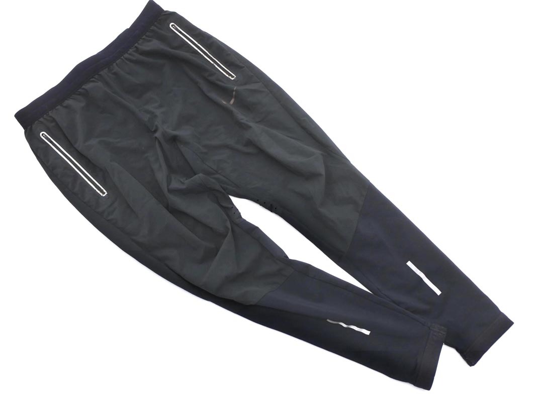 ネコポスOK NIKE ナイキ RUNNING トレーニングウェア トラック パンツ sizeS/黒 ■■ ☆ ffa6 メンズ