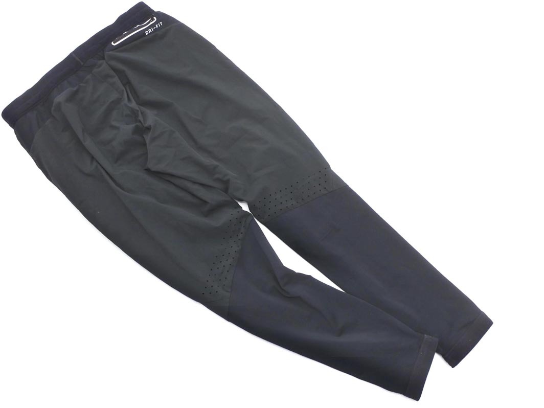 ネコポスOK NIKE ナイキ RUNNING トレーニングウェア トラック パンツ sizeS/黒 ■■ ☆ ffa6 メンズ