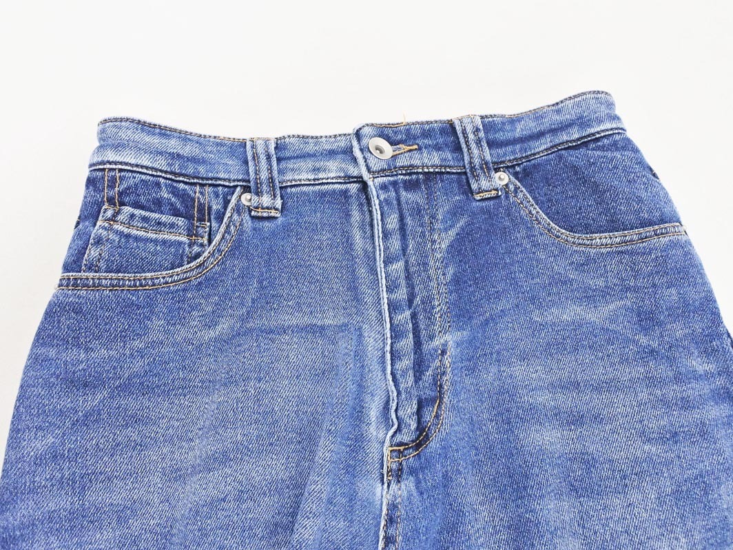 Rope Picnic ロペピクニック USED加工 デニムパンツ size38/青 ■■ ☆ ffa6 レディース