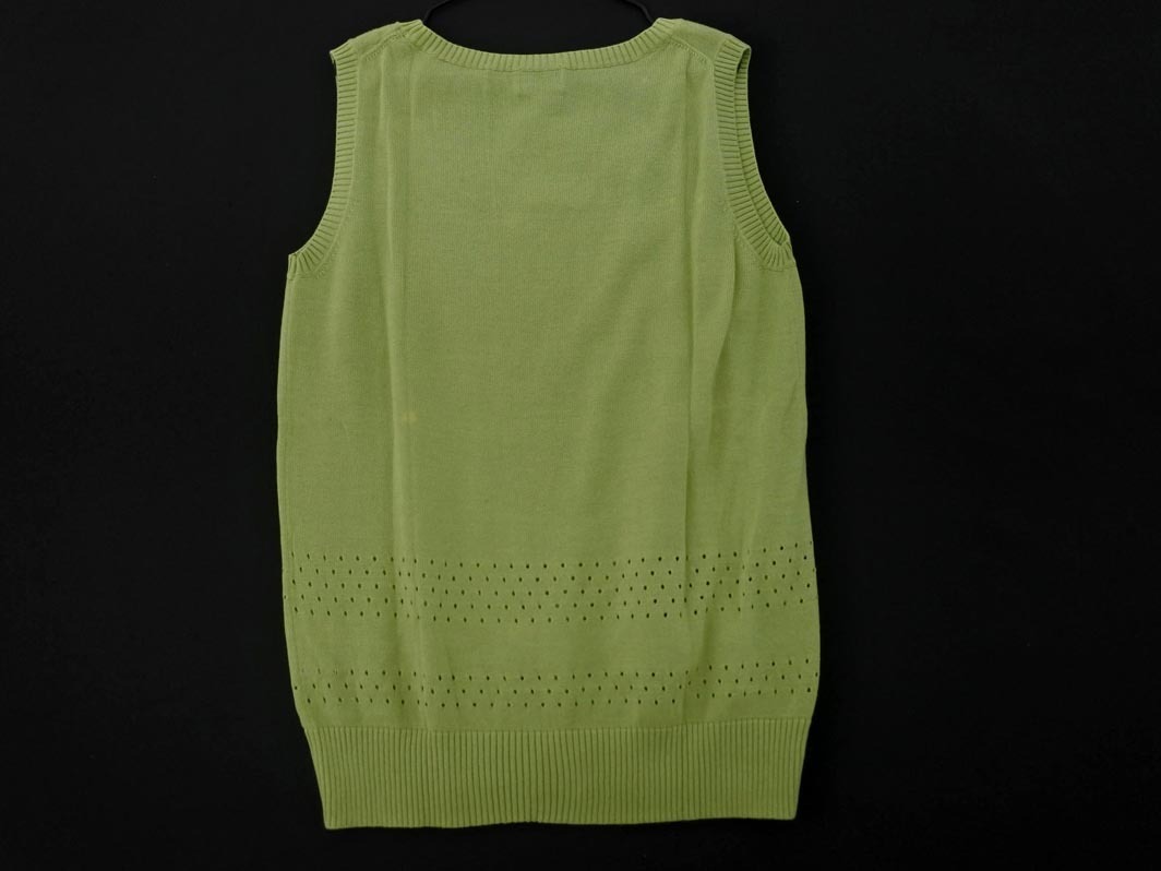ネコポスOK 新品 MELROSE メルローズ ノースリーブ サマー ニット セーター 緑 ■◆ ☆ ffa6 レディース_画像5