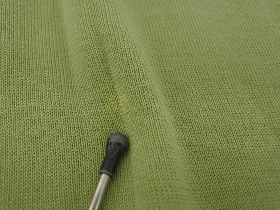 ネコポスOK 新品 MELROSE メルローズ ノースリーブ サマー ニット セーター 緑 ■◆ ☆ ffa6 レディース_画像6