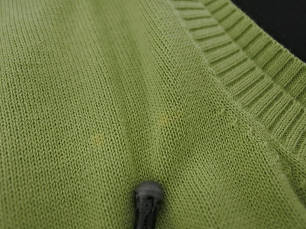 ネコポスOK 新品 MELROSE メルローズ ノースリーブ サマー ニット セーター 緑 ■◆ ☆ ffa6 レディース_画像7