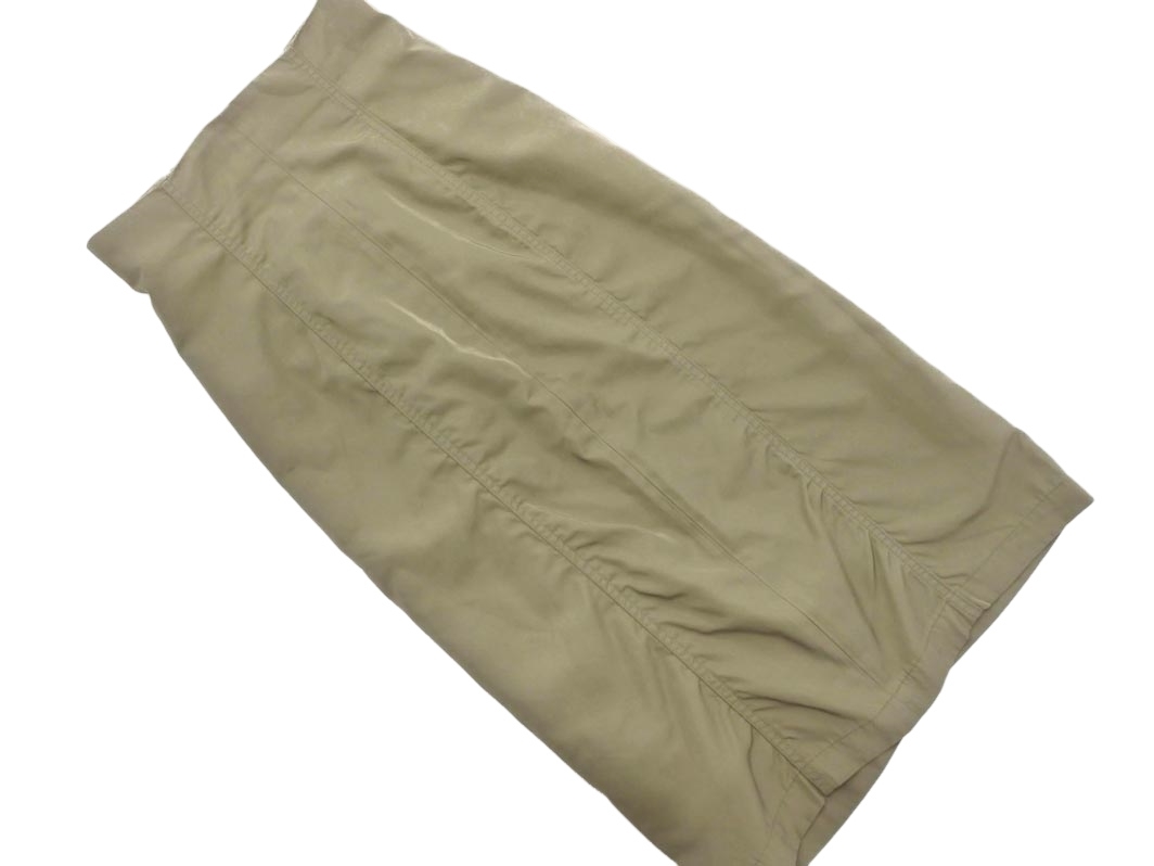 ネコポスOK MURUA ムルーア タイト スカート sizeS/カーキ ■■ ☆ ffa6 レディース