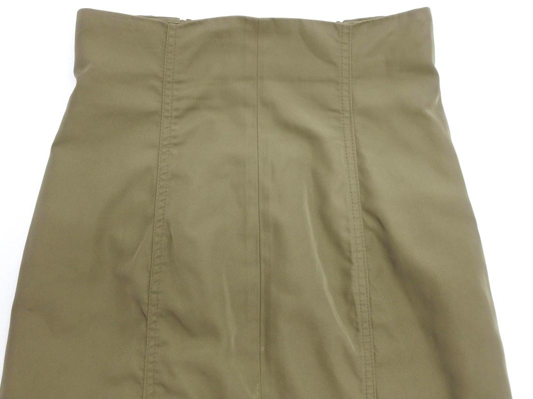 ネコポスOK MURUA ムルーア タイト スカート sizeS/カーキ ■■ ☆ ffa6 レディース