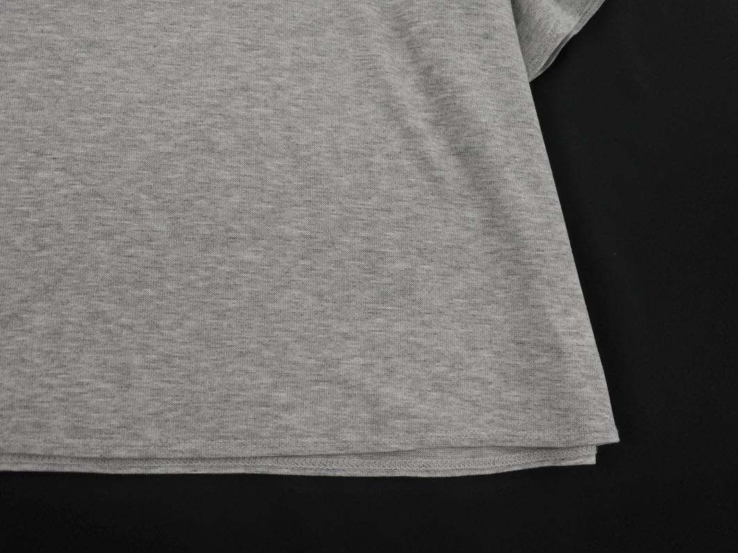 ネコポスOK green label relaxing グリーンレーベルリラクシング ユナイテッドアローズ フリル カットソー グレー ■◆ ☆ ffa6 レディース_画像4