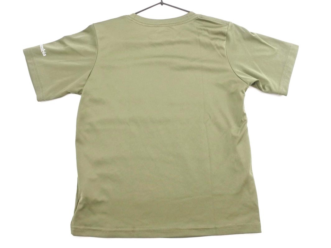 Columbia コロンビア プリント Tシャツ sizeS 8(130-140cm)/カーキ ■◆ ☆ ffa5 子供服