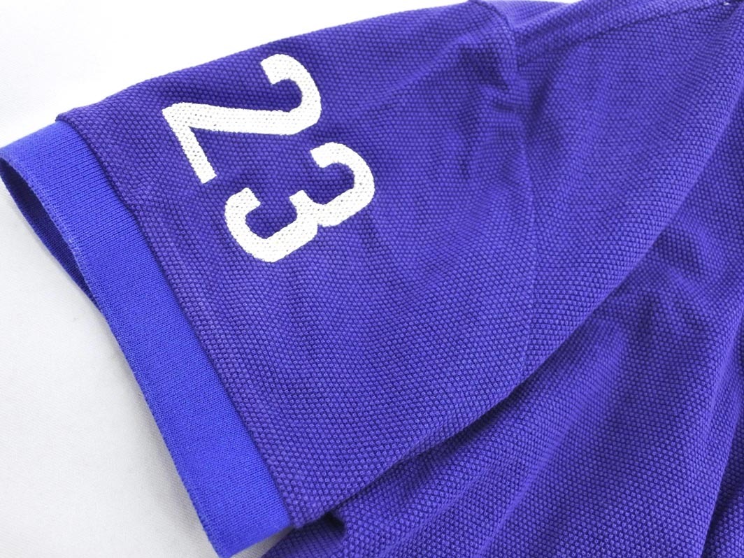 23區(qū) GOLF 23區(qū) ゴルフ 刺繍 ポロシャツ size?/青 ■◆ ☆ ffa6 レディース