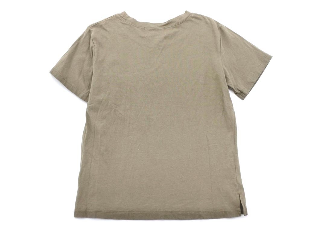 ネコポスOK Heather ヘザー ポケット Tシャツ sizeF/カーキ ■◆ ☆ ffa9 レディース_画像4