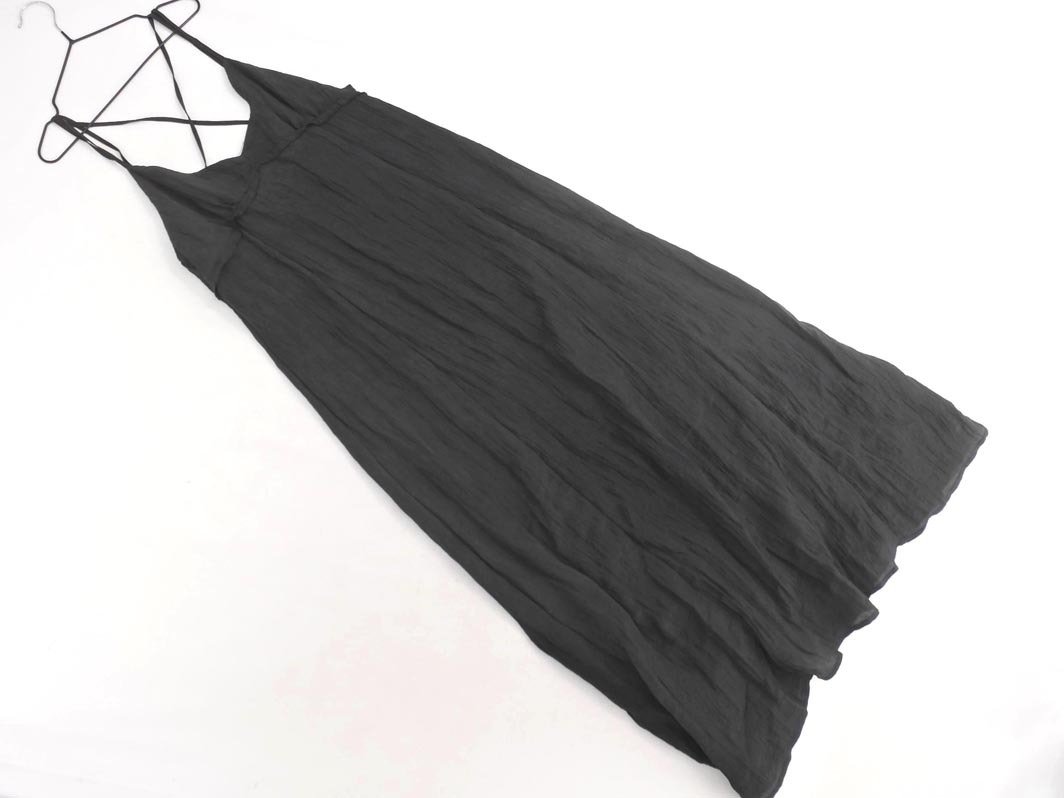 Heather ヘザー キャミソール ワンピース sizeS/黒 ■◆ ☆ ffa9 レディース