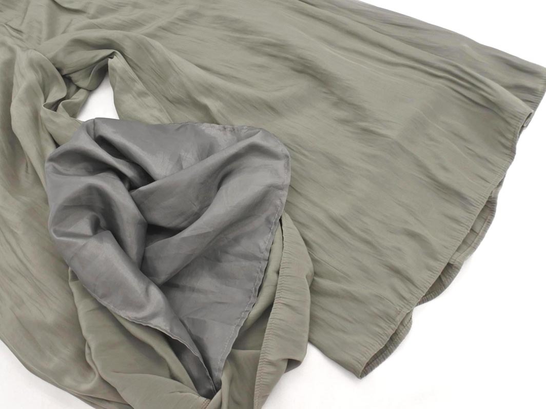 ネコポスOK LAUTREAMONT ロートレアモン ワイド パンツ size38/カーキ ■■ ☆ ffa9 レディース