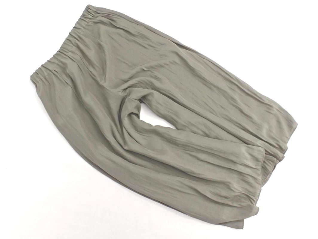 ネコポスOK LAUTREAMONT ロートレアモン ワイド パンツ size38/カーキ ■■ ☆ ffa9 レディース