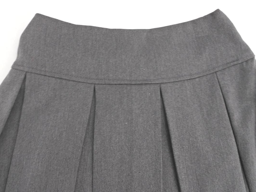Heather ヘザー タック スカート パンツ sizeM/グレー ■■ ☆ ffa9 レディース