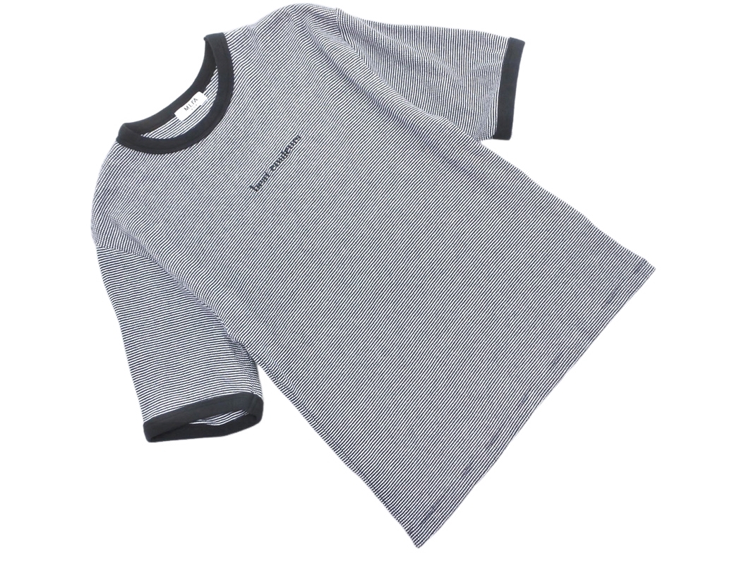 INGNI イング MLI’A ロゴ 半袖 カットソー sizeM/黒 ■◆ ☆ ffa9 レディース