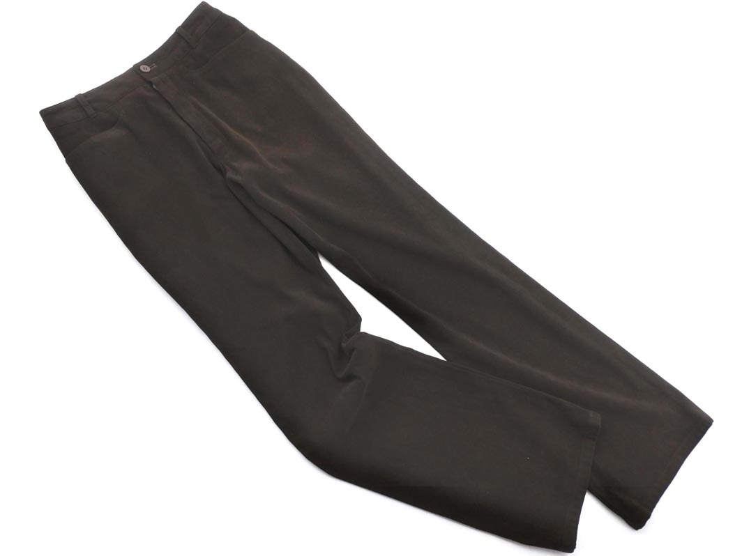 LAUTREAMONT ロートレアモン ストレート パンツ size2/茶 ■■ ☆ ffa9 レディース