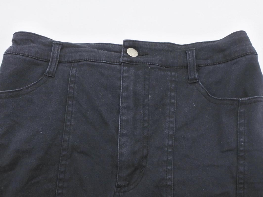 Heather ヘザー スカート パンツ sizeM/黒 ■◆ ☆ ffa9 レディース