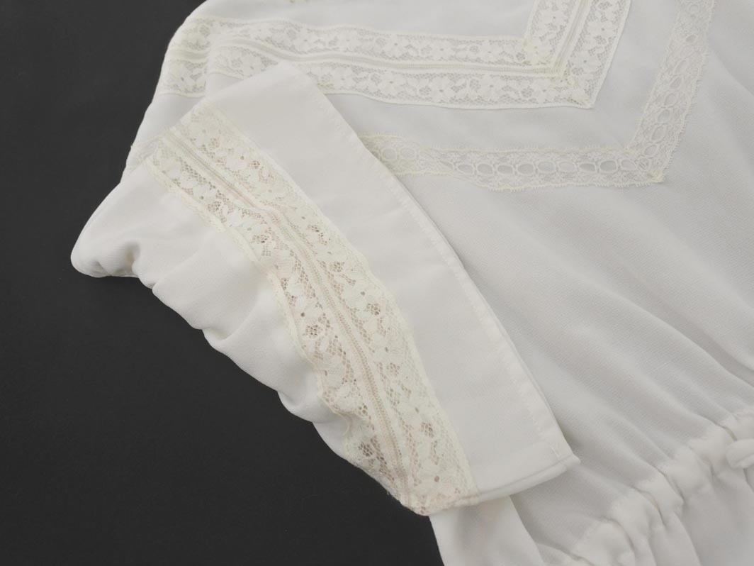 MISCH MASCH ミッシュマッシュ レース チュニック Aライン ワンピース sizeM/白 ■◆ ☆ ffa9 レディース_画像2