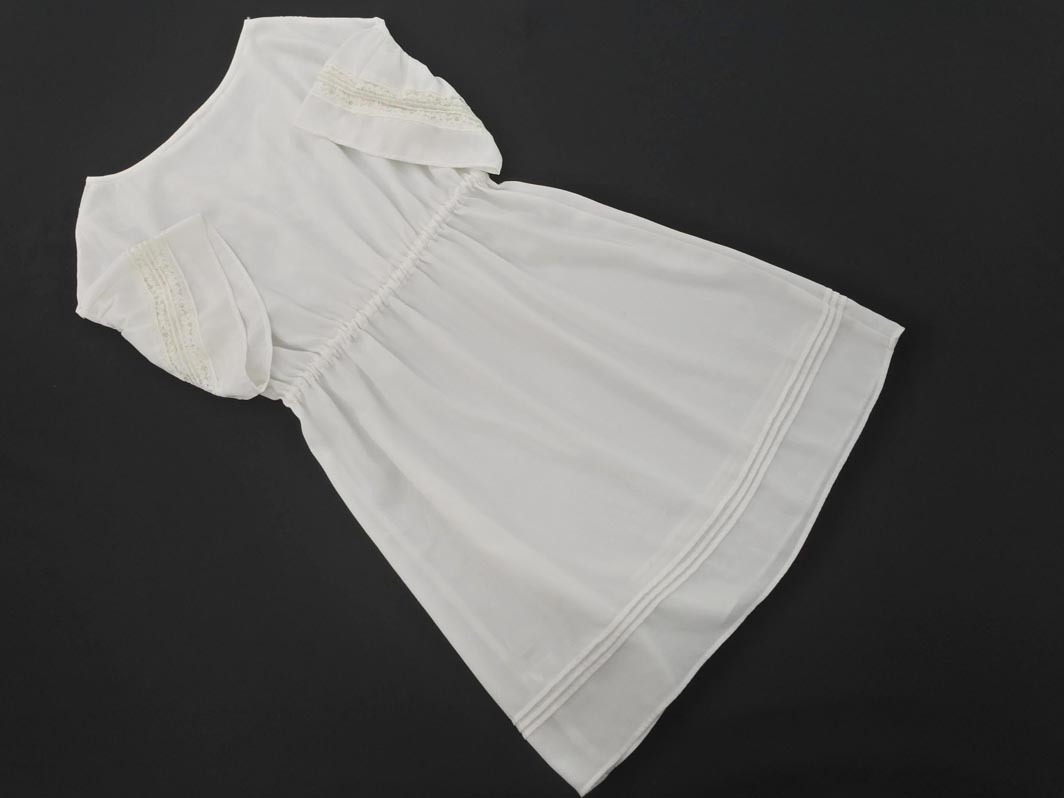 MISCH MASCH ミッシュマッシュ レース チュニック Aライン ワンピース sizeM/白 ■◆ ☆ ffa9 レディース_画像5
