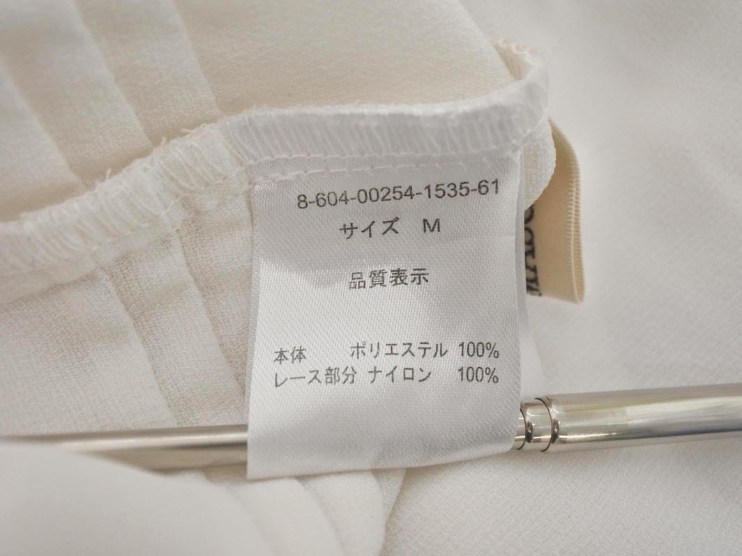 MISCH MASCH ミッシュマッシュ レース チュニック Aライン ワンピース sizeM/白 ■◆ ☆ ffa9 レディース_画像6