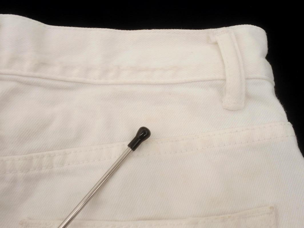 FREAK’S STORE フリークスストア カットオフ ダメージ加工 デニムパンツ sizeM/白 ■■ ☆ ffb0 レディース