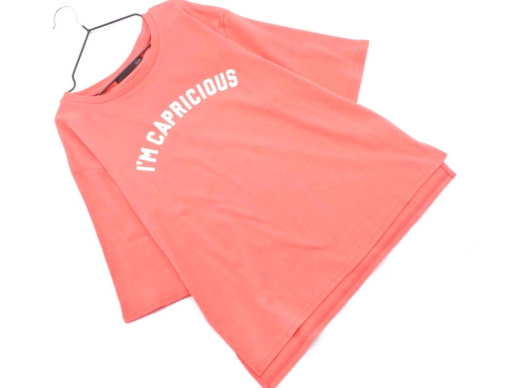 Heather ヘザー Tシャツ sizeF/赤 ■◆ ☆ ffb0 レディース
