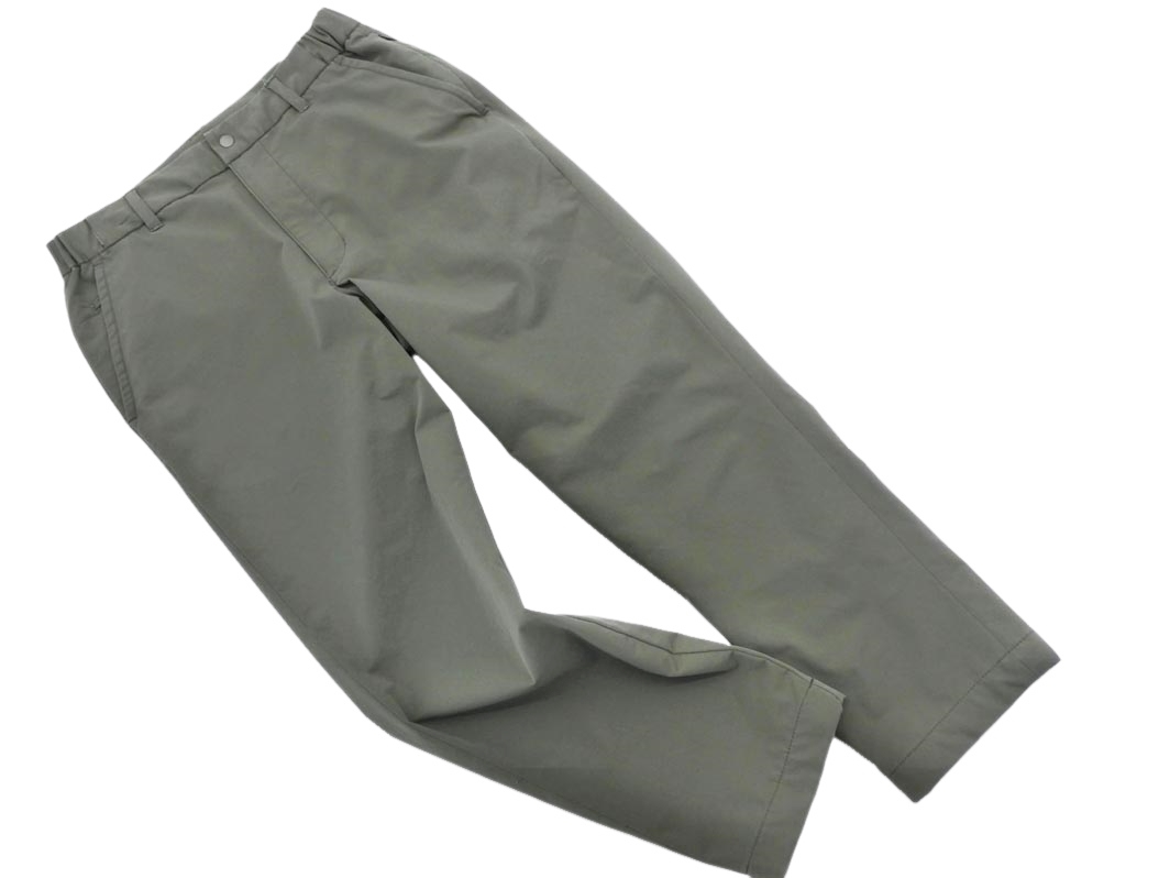 TIGORA ティゴラ ストレッチ テーパード テーパード パンツ sizeS/カーキ ■■ ☆ ffb1 メンズ