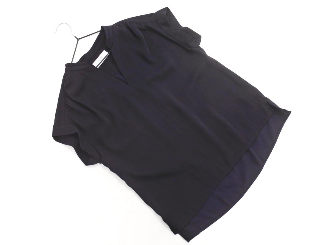 SLOBE IENA スローブイエナ プルオーバー ブラウス シャツ size38/濃紺 ■◆ ☆ ffb1 レディース