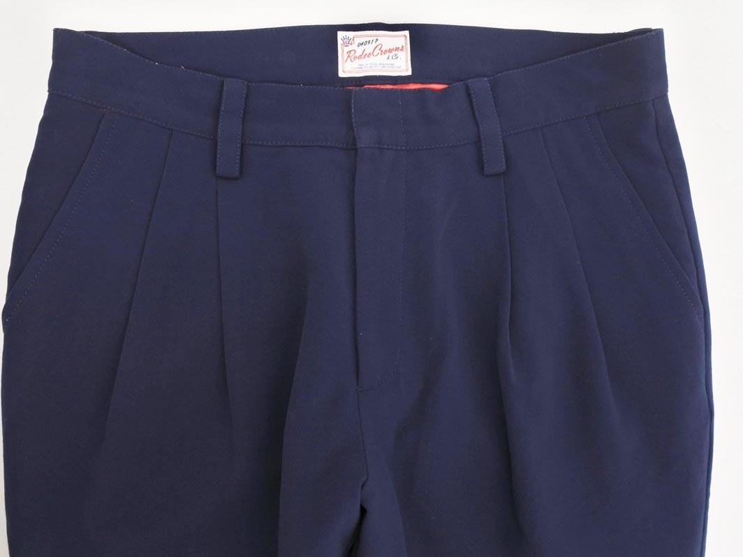 RODEO CROWNS ロデオクラウンズ パンツ size2/紺 ■■ ☆ ffb2 レディース