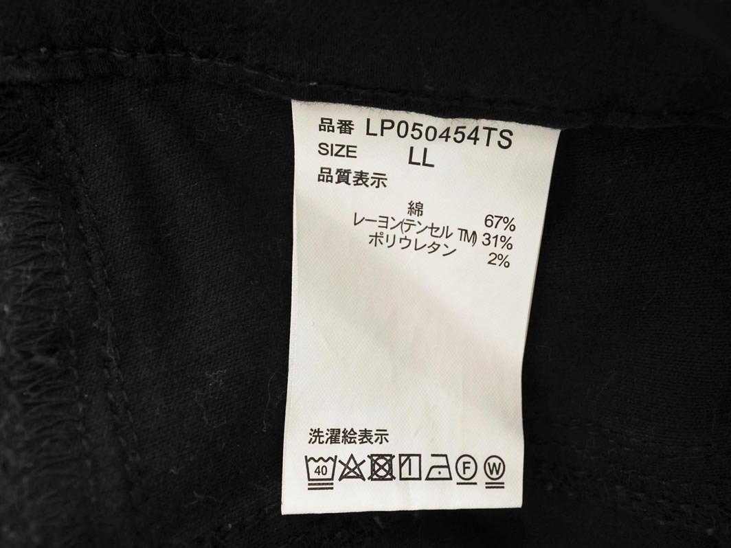LEPSIM レプシィムローリーズファーム スリム パンツ sizeLL/黒 ■■ ☆ ffb3 レディース