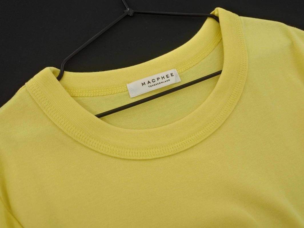  кошка pohs OK MACPHEE McAfee Tomorrowland cut and sewn sizeS/ желтый #* * ffb3 женский 