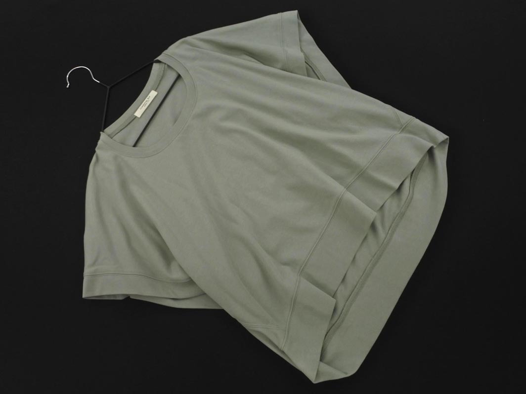 CLASSICAL ELF クラシカルエルフ オーガニックコットン フレンチスリーブ カットソー sizeS/グリーン ■◆ ☆ ffb3 レディース