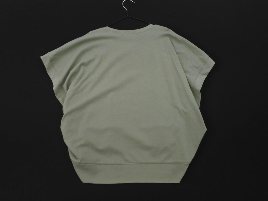 CLASSICAL ELF クラシカルエルフ オーガニックコットン フレンチスリーブ カットソー sizeS/グリーン ■◆ ☆ ffb3 レディース