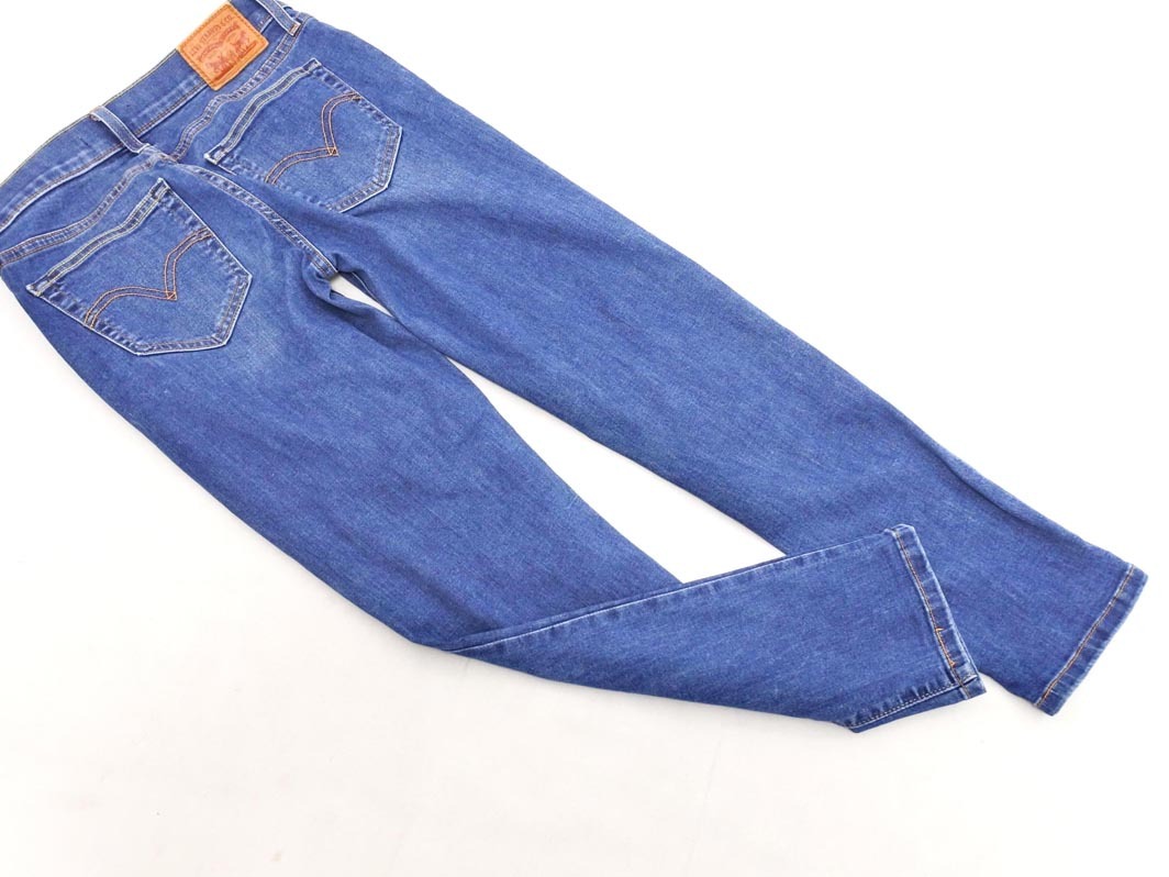 LEVI’S リーバイス BORROWED FROM BOYS ストレッチ デニムパンツ size25/ブルー ■■ ☆ ffb3 レディース