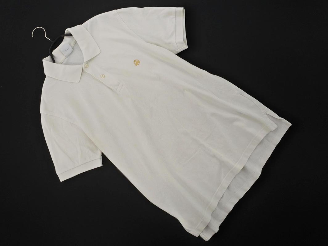 BROOKS BROTHERS ブルックスブラザーズ カノコ ポロシャツ sizeM/白 ■◆ ☆ ffb3 メンズ
