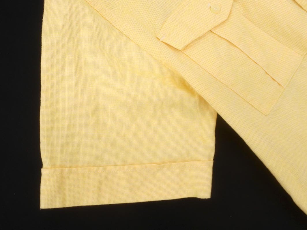 ネコポスOK LACOSTE ラコステ 半袖 シャツ size2/黃 ■◆ ☆ ffb2 メンズ