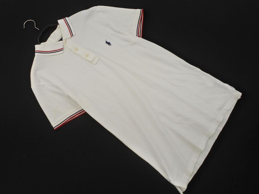 POLO RALPH LAUREN ポロ ラルフローレン CUSTOM SLIM FIT 半袖 ポロシャツ sizeXS/白 ■◆ ☆ ffb3 メンズ